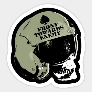 Front Towards Enemy -Chopper pilot Sticker